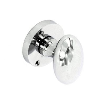 Securit-Chrome-Oval-Mortice-Knobs-Pair