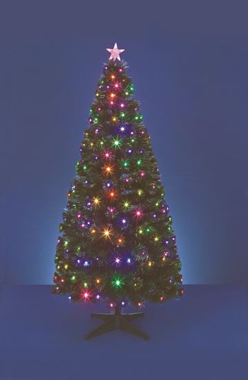 Premier-Green-LED-Tree-With-White-Lights