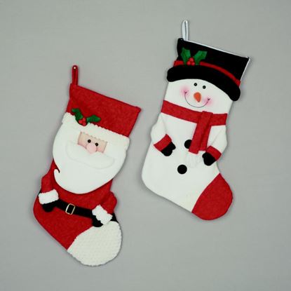 Premier-Santa-Snowman-Stocking