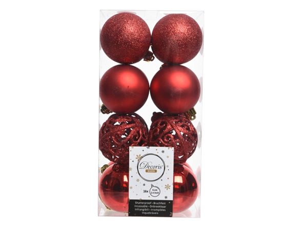 Kaemingk-Shatterproof-Baubles-Pack-16