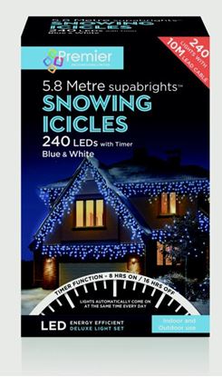 Premier-Snowing-Icicles-With-Timer-Blue--White