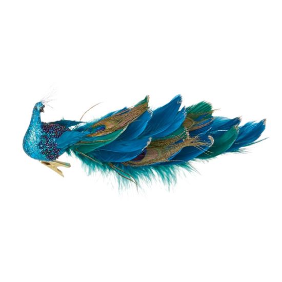 Premier-Long-Tail-Peacock-Clip-On
