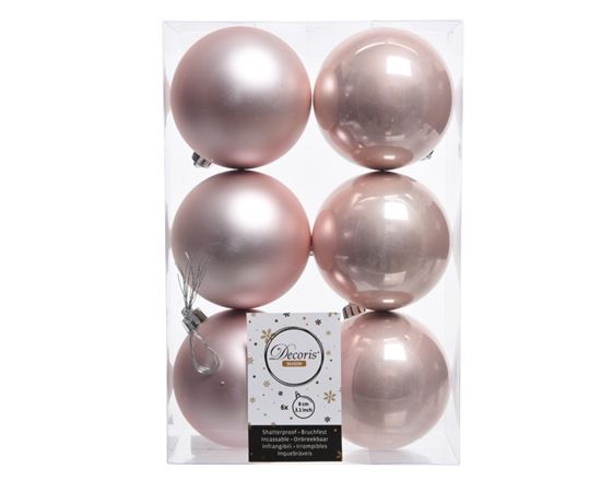 Kaemingk-Shatterproof-Plain-Baubles-Pack-6