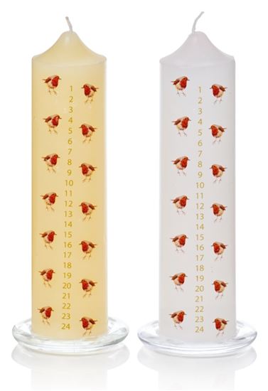 Premier-Robin-Pattern-Advent-Candle