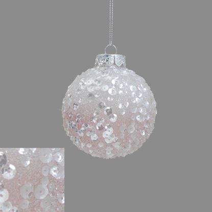 Davies-Products-Frosted-Bauble-8cm