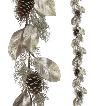 Davies-Products-Luxury-Gold-Leaf--Cone-Garland