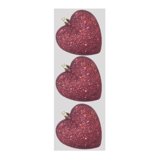 Davies-Products-Glitter-Hearts-x-3