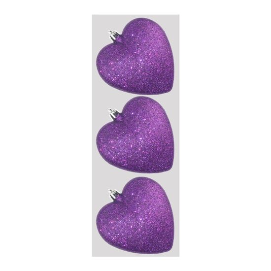 Davies-Products-Glitter-Hearts-x-3