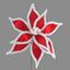 Davies-Products-Fur-Edge-Poinsetta-Stem