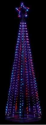 Premier-Black-Pyramid-Tree-595-Rainbow-LEDs