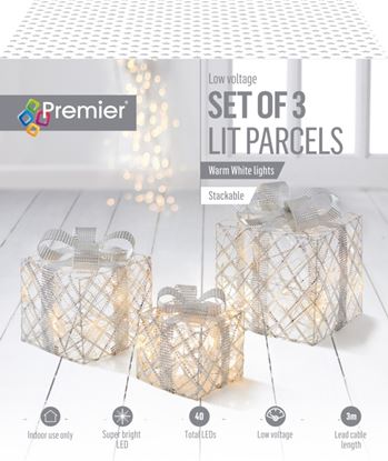 Premier-Silver-Bead-Parcels-Bow-Warm-White-LEDs
