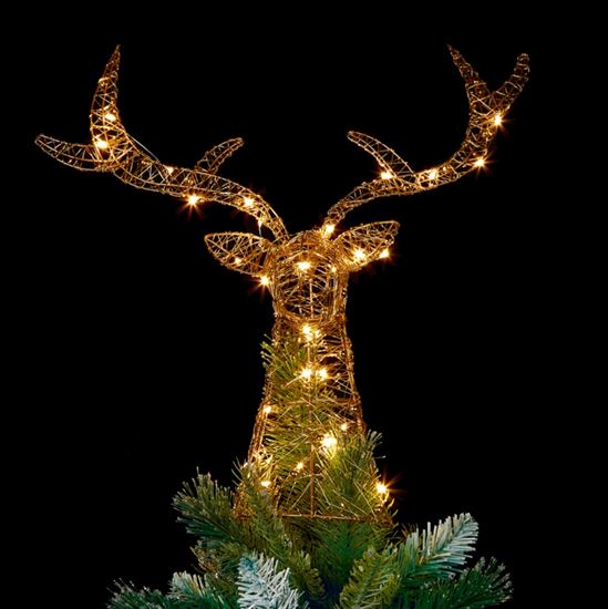 Premier-Lit-Stags-Head-Rose-Gold-Warm-White-LEDs