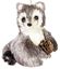 Premier-Grey-Black-Bristle-Racoon-Decoration