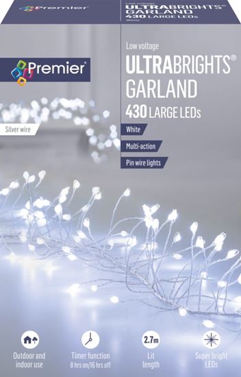 Premier-Multi-Action-Ultra-Brights-Silver-Garland