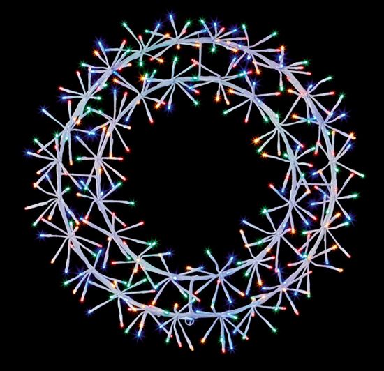 Premier-White-Wreath-Cluster-Multi-Twinkle