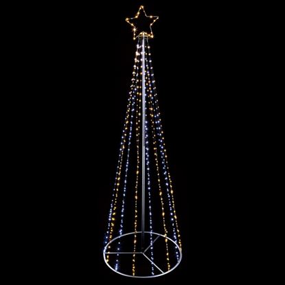 Premier-Black-Pyramid-Tree-332-LEDs