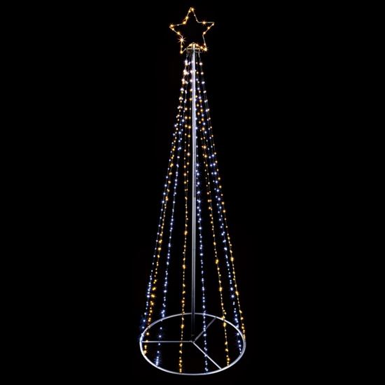 Premier-Black-Pyramid-Tree-332-LEDs