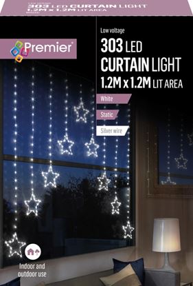 Premier-Pin-Wire-Star-V-Curtain-12m
