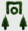 Premier-Christmas-Door-Set-Tree-Wreath--Garland