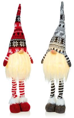 Premier-Standing-Gnome-LED-Red-Black-White
