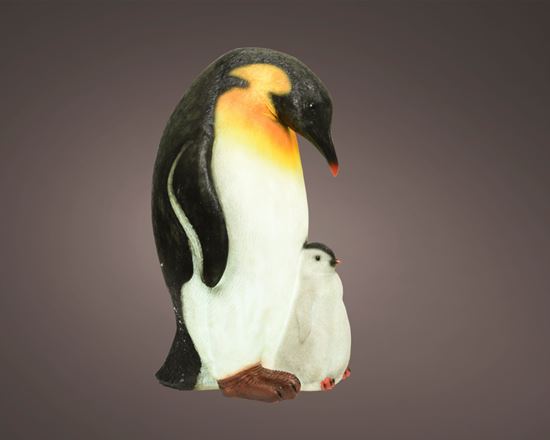 Lumineo-8-LED-Fibreglass-Penguin