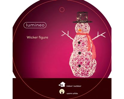 Lumineo-LED-Wicker-Snowman