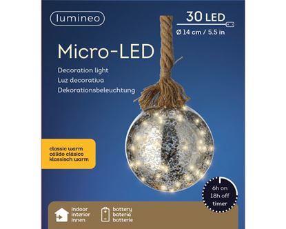 Lumineo-Micro-LED-Ball-Silver