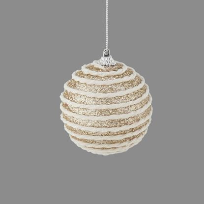 Davies-Products-Champagne-Sparkle-String-Swirl-Bauble