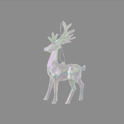 Davies-Products-Iridescent-Acrylic-Stag-Tree-Decoration