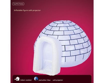 Lumineo-6-LED-Inflatable-Igloo-With-Projector