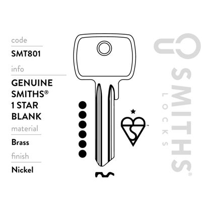 Smiths-Locks-1-Star-Euro-Cylinder-6-Pin-Key-Blank