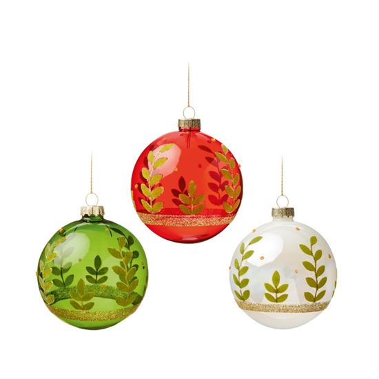 Premier-Christmas-Leaf-Stem-Ball