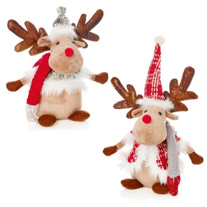 Premier-Sitting-Plush-Reindeer
