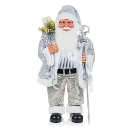 Premier-Silver-Plush-Santa