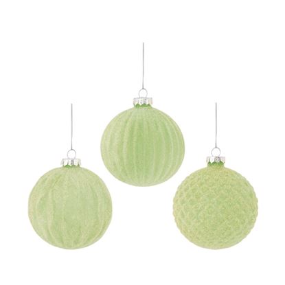 Premier-Pale-Green-Frosted-Glass-Bauble