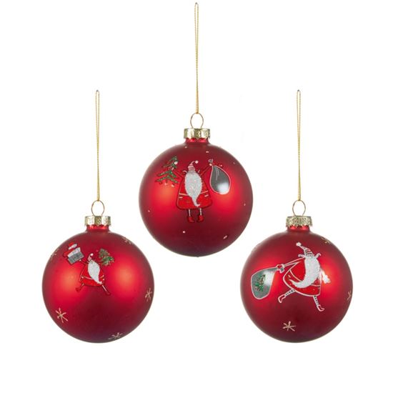 Premier-Red-Santa-Bauble