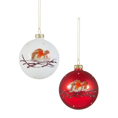 Premier-Robins-On-Branch-Bauble