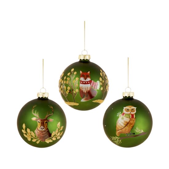 Premier-Green-Woodland-Bauble