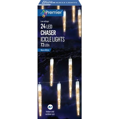 Premier-Chaser-Icicles-With-72-Warm-White-LEDs