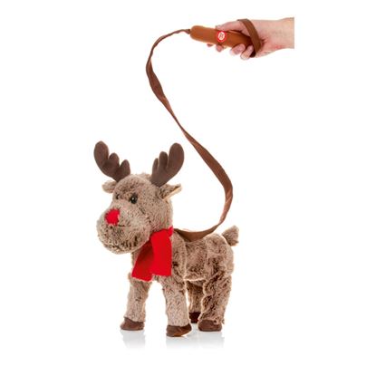 Premier-39cm-Walking-Reindeer-With-Lead