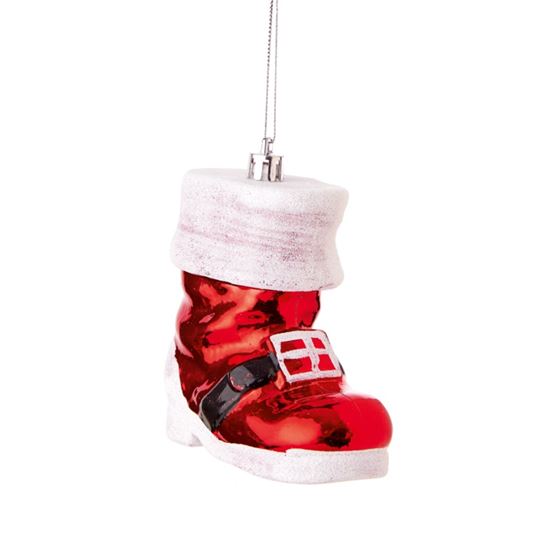 Premier-Red-Santa-Boot-Hanging-Decoration