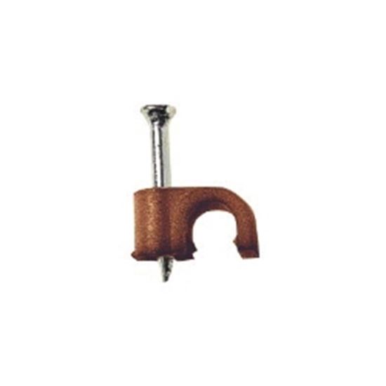 Dencon-7mm-Brown-Round-Cable-Clips