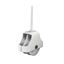 Securit-Double-Screw-In-Pulley-White
