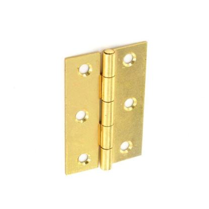 Securit-Steel-Butt-Hinges-Brass-Plated-Pair