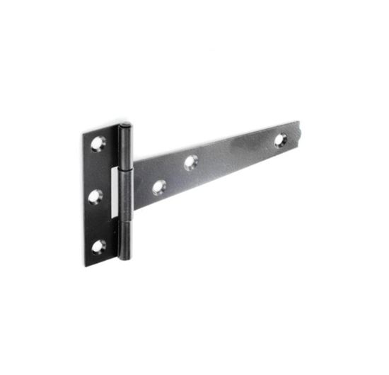 Securit-Tee-Hinges-Light-Black-Pair