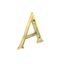 Securit-Brass-Letter-A