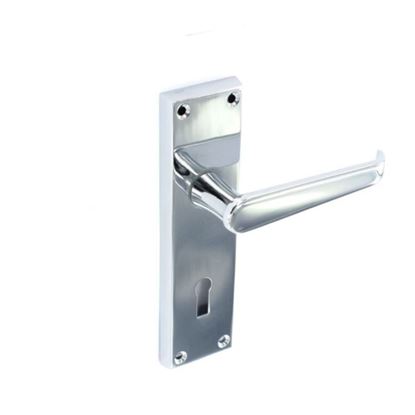 Securit-Victorian-Chrome-Lock-Handles-Pair