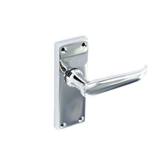 Securit-Victorian-Chrome-Latch-Handles-Pair