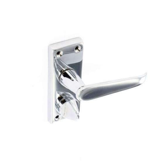 Securit-Chrome-Flat-Privacy-Handles-Pair