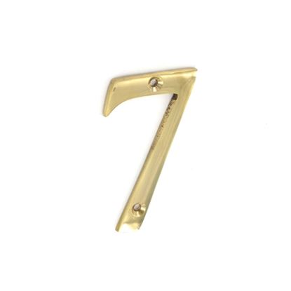 Securit-Brass-Numeral-No7